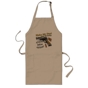 Make My Day 70th Birthday Gifts Long Apron