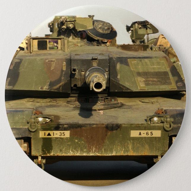 Make My Day M1A1Abrams MBT Button (Front)