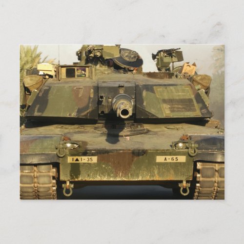 Make My Day M1A1Abrams MBT Postcard