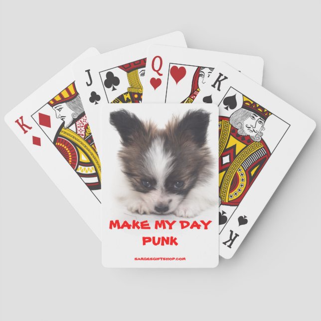 MAKE MY DAY POKER CARDS (Back)