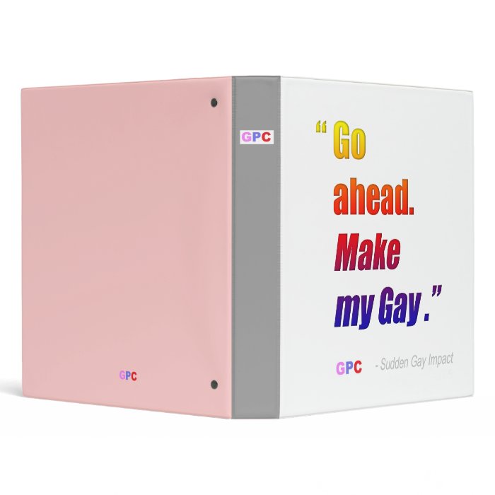"Make My Gay" Scrapbook Binder