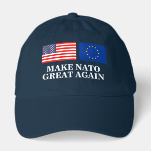 Make Nato Great Again American EU flag hat
