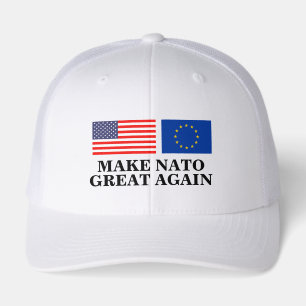 Make Nato Great Again American European flag cap