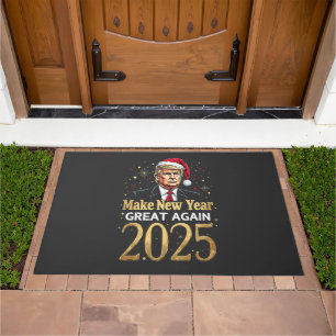 Make New Year Great Again 2025 Trump inauguration Doormat