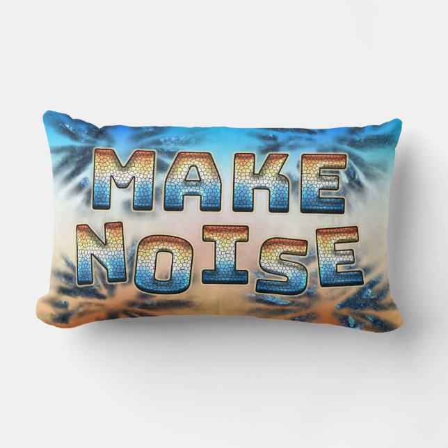 Make Noise Lumbar Pillow (Front)