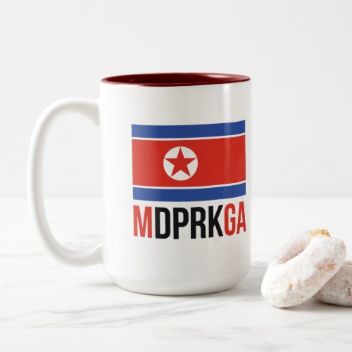 Make North Korea Great Again Parody Two_Tone Coffee Mug