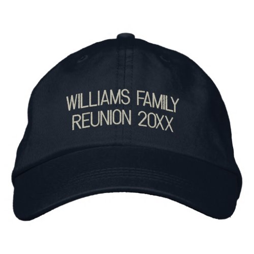 Make Own Family Reunion Keepsake Hat