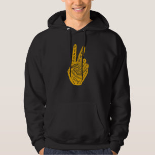 Make Peace Not War Peace Hand Sign 1 Hoodie