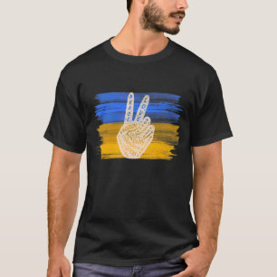 Make Peace Not War Peace Hand Sign 6 T-Shirt