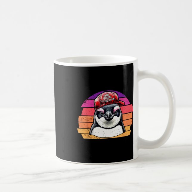 Make Penguin Tax Free Again - Resist Penguins Agai Coffee Mug (Right)