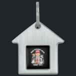 Make Pets Safe Again Trump 2024 Save Our Pets Pet ID Tag<br><div class="desc">Make Pets Safe Again Trump 2024 Save Our Pets</div>