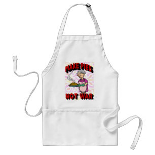 Make Pie Not War Adult Apron