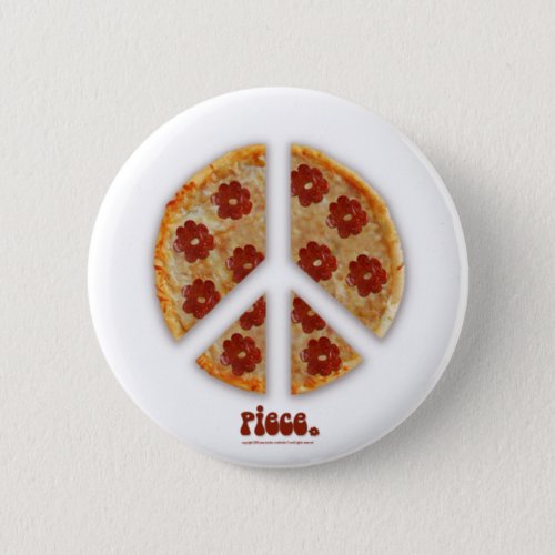 Make Pizza Not War Buttons