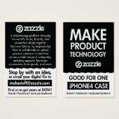 Make Product Card (Front & Back)