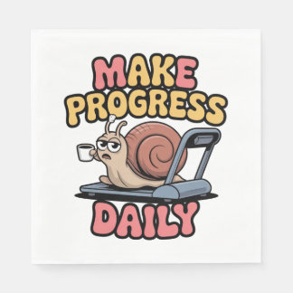 Make Progress Daily Napkins