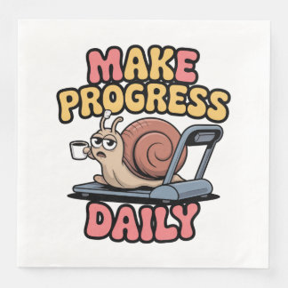 Make Progress Daily Paper Dinner Napkins