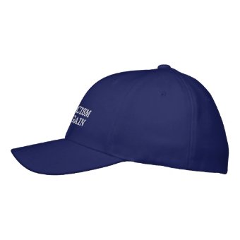 "Make Racism Wrong Again" Embroidered Cotton Baseball Cap - Adjustable Dad Hat - View #2