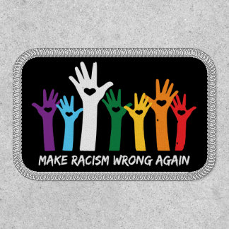 Make Racism Wrong Heart Hands Patch
