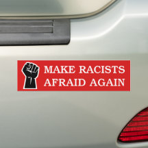 Decal Small Bumper Sticker Say No To Racism 