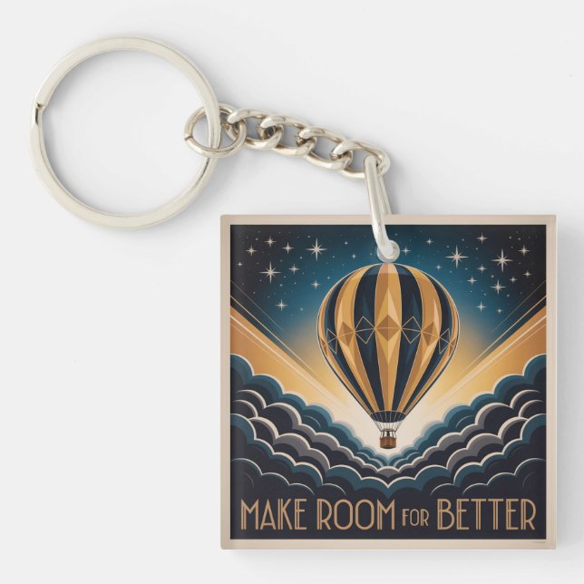 Make Room For Better Keychain (Front)