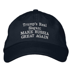 MAKE RUSSIA GREAT AGAIN EMBROIDERED BASEBALL CAP