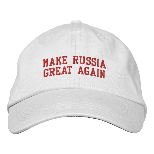 Make Russia Great Again Embroidered Baseball Cap (Front)