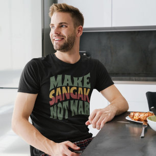 Make Sangak Not War   Persian Pebble Bread T-Shirt