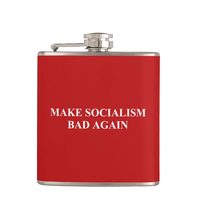 Make Socialism Bad Again Flask (Front)