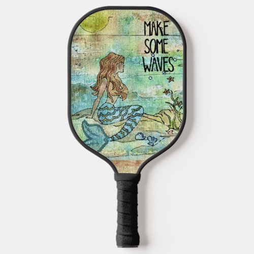 Make Some Waves With Mermaid Tails Pickleball Paddle