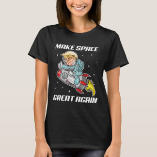 Make Space Force Great Again Funny Trump Rocket Jo T-Shirt