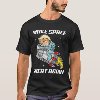 Make Space Force Great Again Funny Trump Rocket Jo T-Shirt