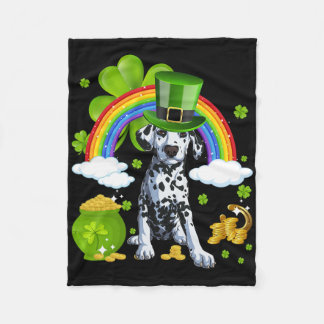 Make St Patricks Day Great Again Funny Damatian Me Fleece Blanket