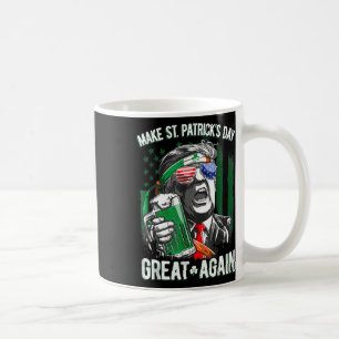 Make St Patricks Day Great Again Irish Leprechaun Coffee Mug