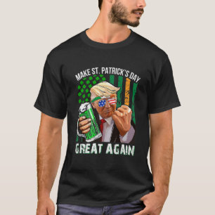 Make St Patricks Day Great Again Trump Leprechaun T-Shirt