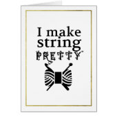 Make String Pretty Faux Gold Border Crafts (Front)