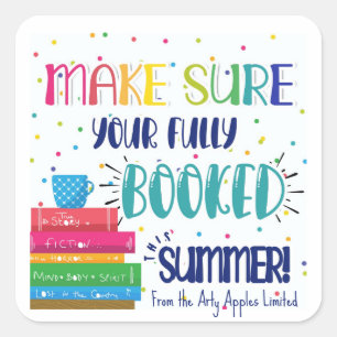 make sure your fully BOOKED this summer sticker
