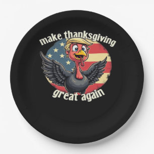 Make Thanksgiving Great Again Thanksgiving Paper Plates
