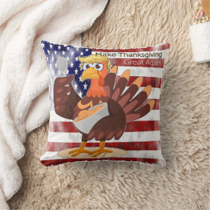 Make Thanksgiving Great Again Throw Pillow