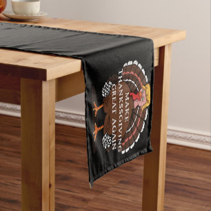 Make Thanksgiving Great Again Trump Turkey 2024  Short Table Runner