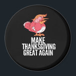 Make Thanksgiving Great Again Trumpkin – Basic Pum Magnet<br><div class="desc">A basic pumpkin humor Trumpkin design. Simple,  funny,  and festive.</div>