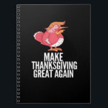 Make Thanksgiving Great Again Trumpkin – Basic Pum Notebook<br><div class="desc">A basic pumpkin humor Trumpkin design. Simple,  funny,  and festive.</div>