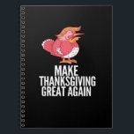 Make Thanksgiving Great Again Trumpkin – Basic Pum Notebook<br><div class="desc">A basic pumpkin humor Trumpkin design. Simple,  funny,  and festive.</div>