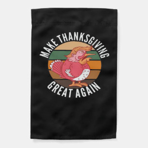 Make Thanksgiving Great Again Trumpkin – Hallowee Garden Flag