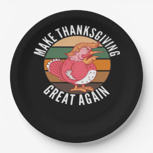 Make Thanksgiving Great Again Trumpkin – Hallowee Paper Plates
