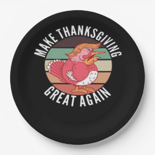 Make Thanksgiving Great Again Trumpkin – Political Paper Plates
