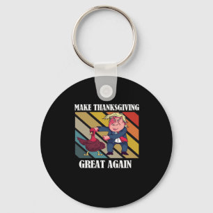 Make Thanksgiving Great Again Trumpkin – Sloth & S Keychain