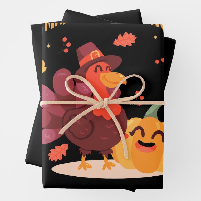 Make Thanksgiving Great Again Wrapping Paper Sheets (In situ)