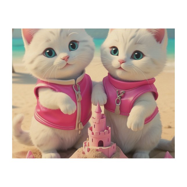 make the 2 cute  wood wall art (Front)