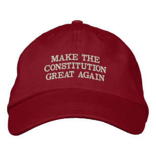 MAKE THE CONSTITUTION  GREAT AGAIN EMBROIDERED BASEBALL CAP