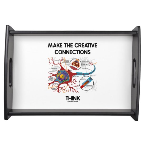Make The Creative Connections Think (Neuron) Serving Tray